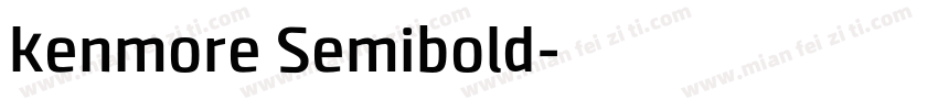 kenmore Semibold字体转换